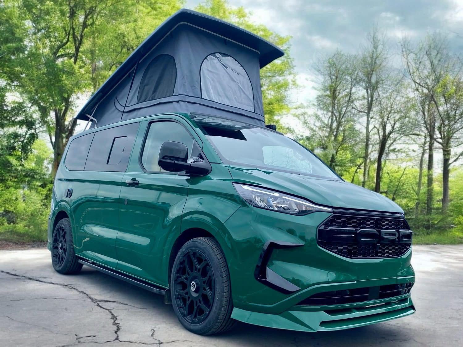 SVO Moss Green Transit Custom Ltd Escape Apex Campervan