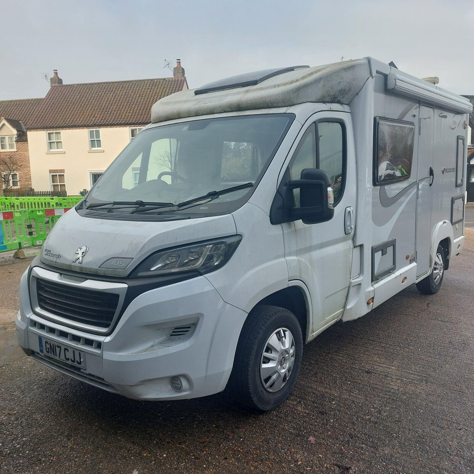 2017 Elddis Accordo 105 2 berth 4 belted motorhome