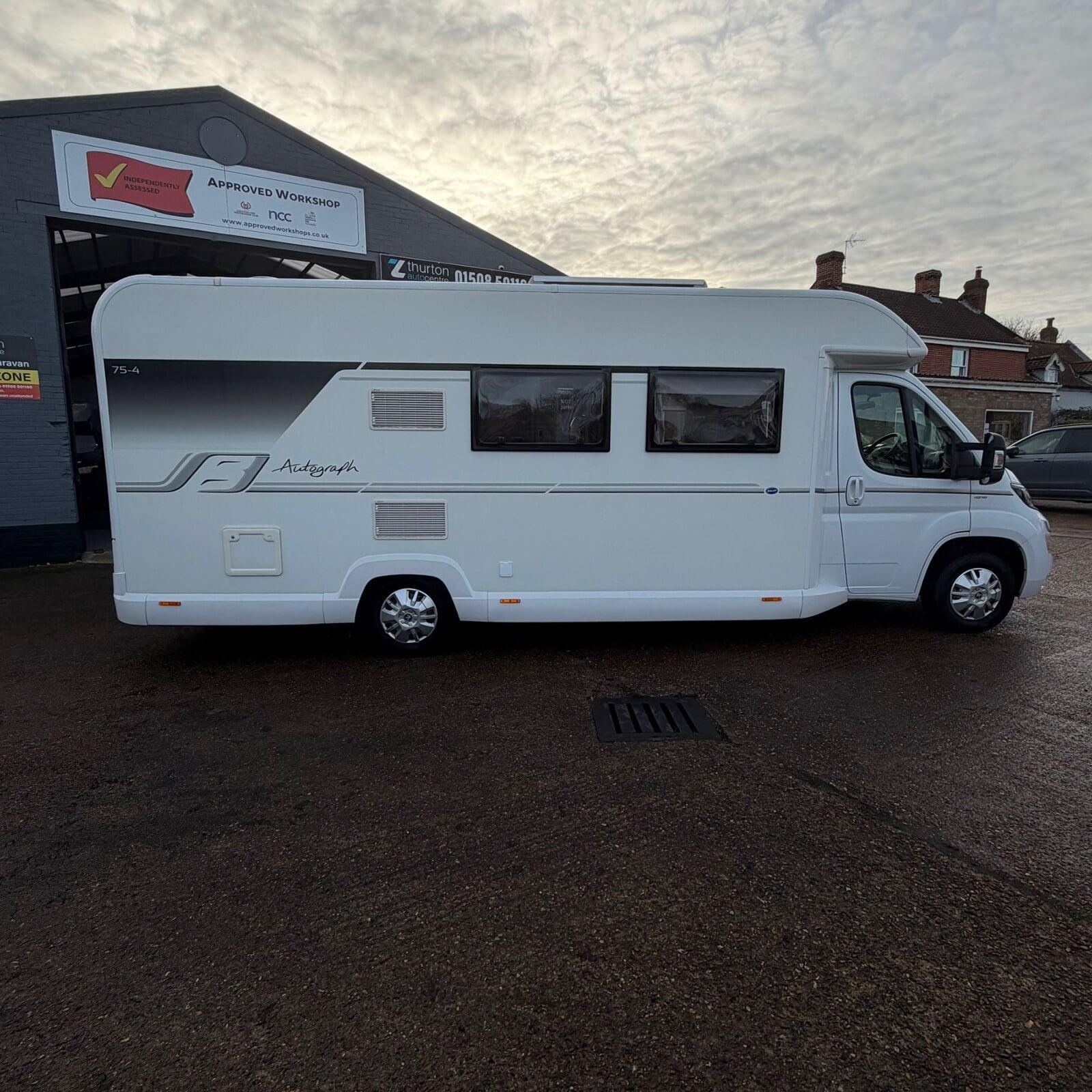 2018 Bailey Approach 754 Autograph 4 Berth 4 Belted Motorhome