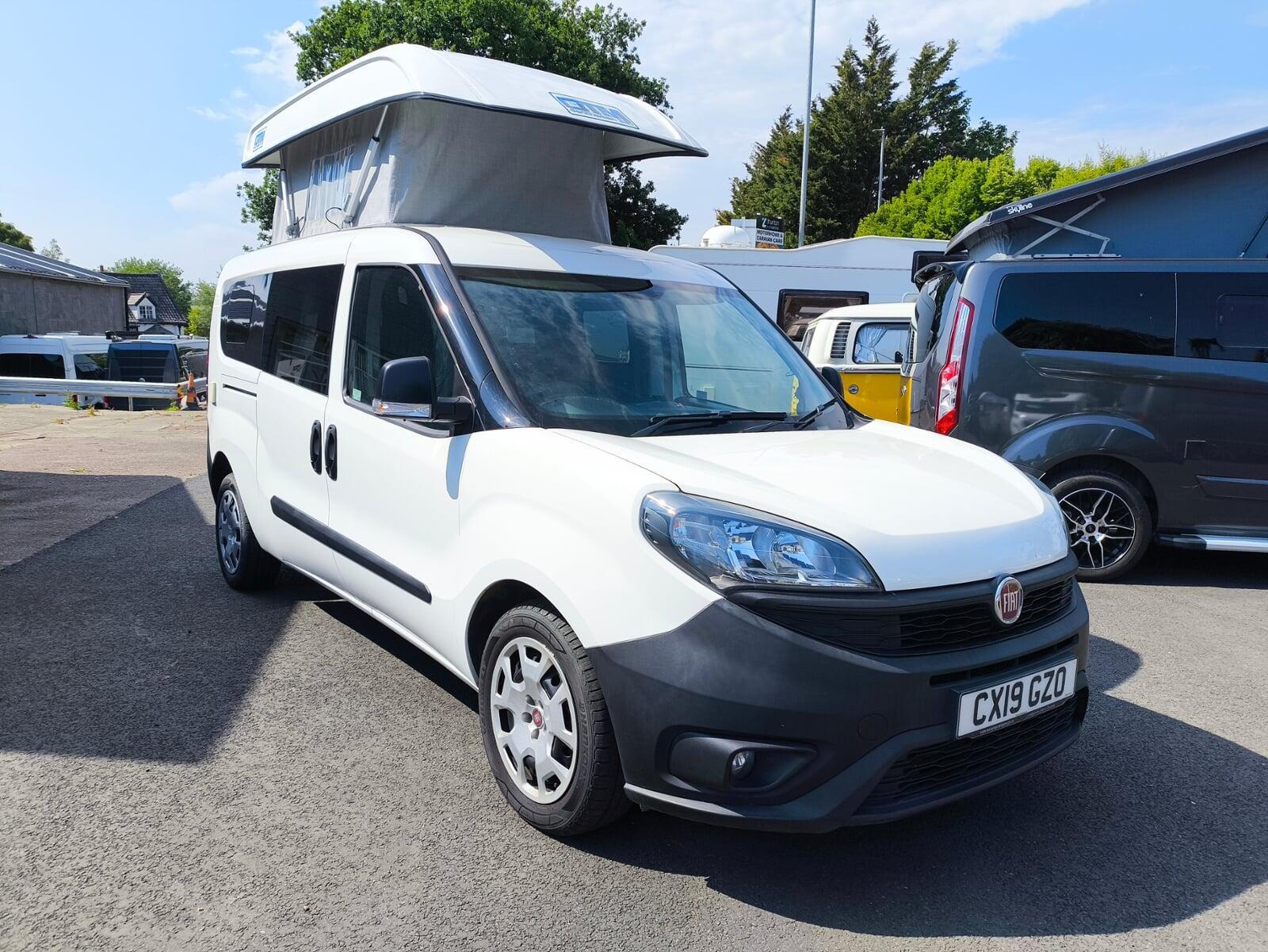 2019 Fiat Doblo Max Fully Converted 2 Berth Micro Campervan with Electric Pop-Up Roof