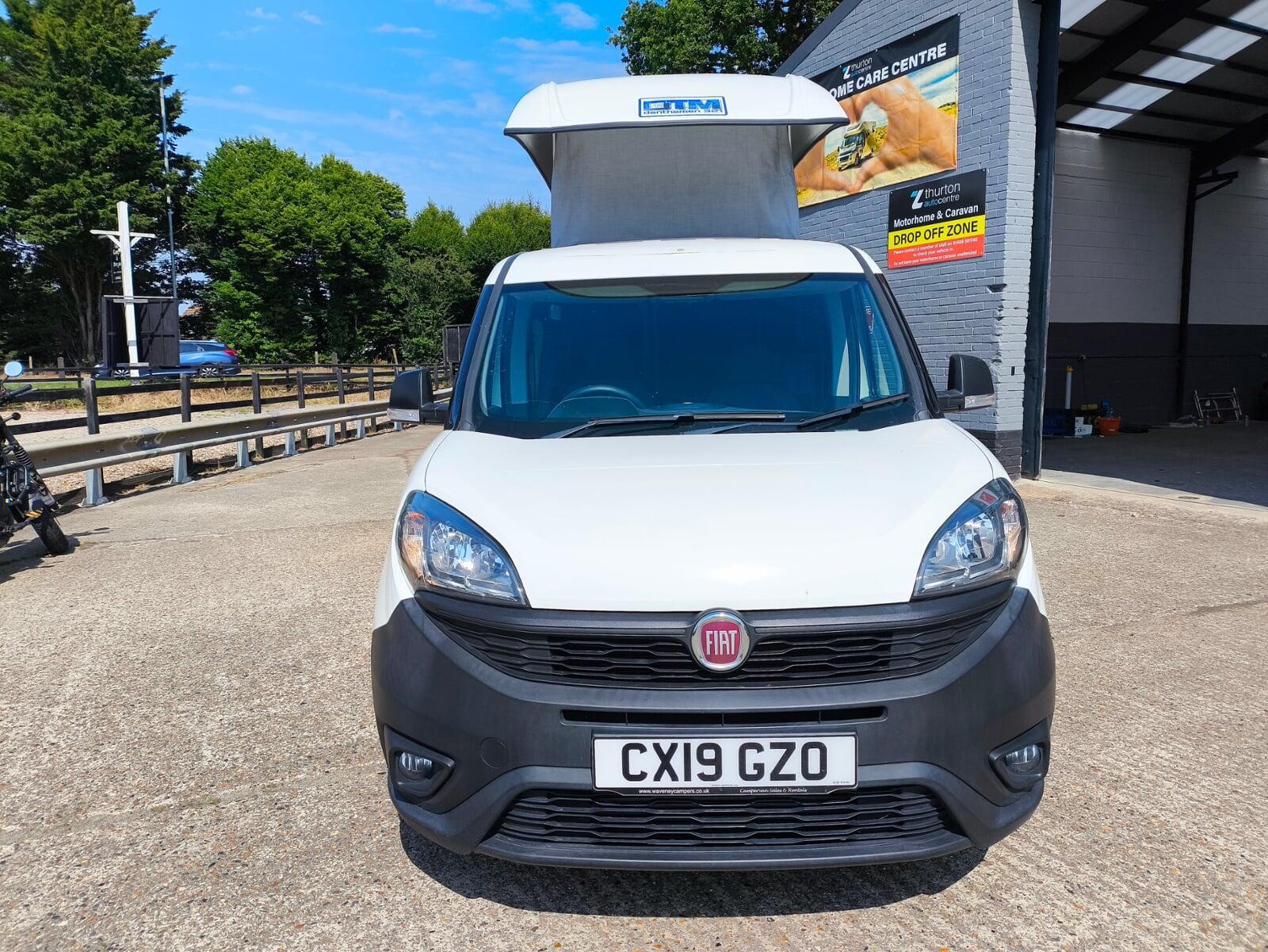 2019 Fiat Doblo Max Fully Converted 2 Berth Micro Campervan with Electric Pop-Up Roof
