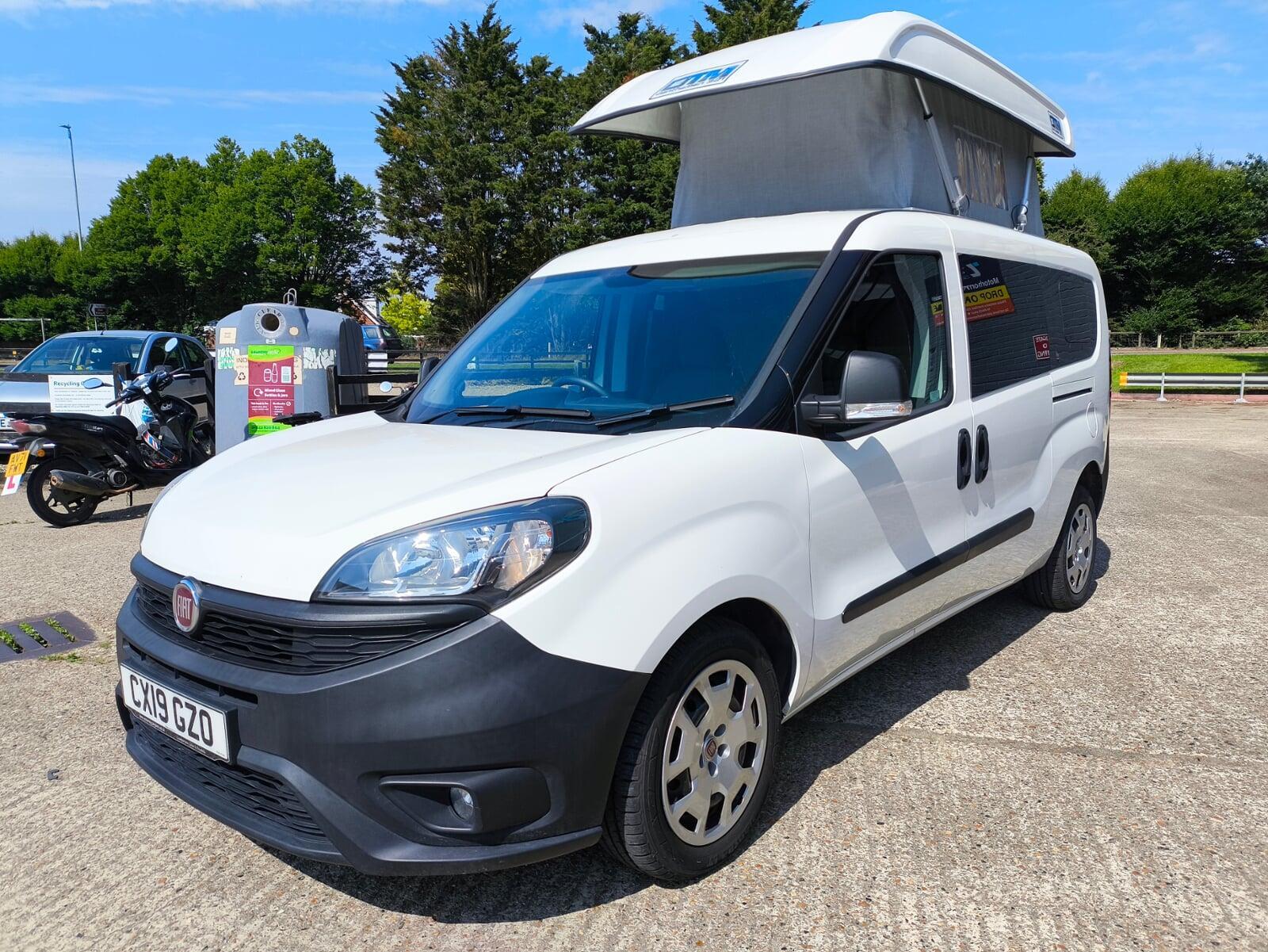 2019 Fiat Doblo Max Fully Converted 2 Berth Micro Campervan with Electric Pop-Up Roof