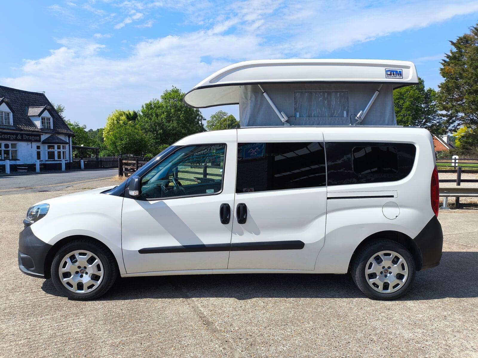2019 Fiat Doblo Max Fully Converted 2 Berth Micro Campervan with Electric Pop-Up Roof