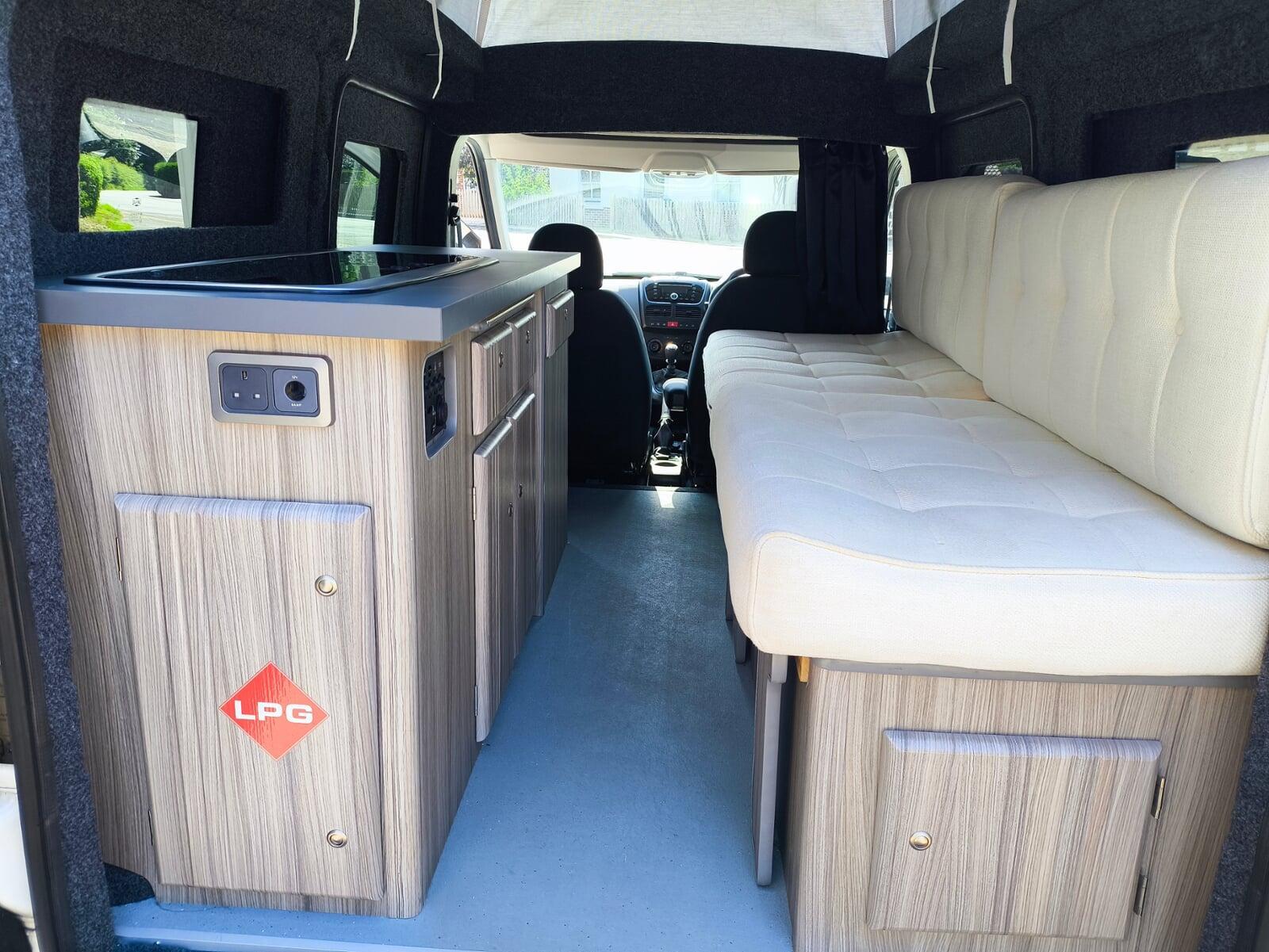 2019 Fiat Doblo Max Fully Converted 2 Berth Micro Campervan with Electric Pop-Up Roof