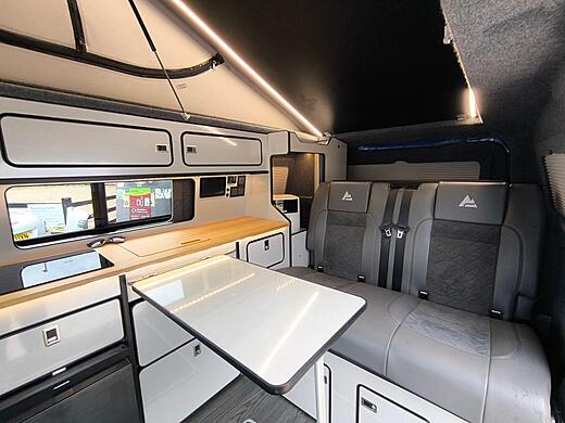 SVO Ultramarine Transit Custom Escape Apex Campervan