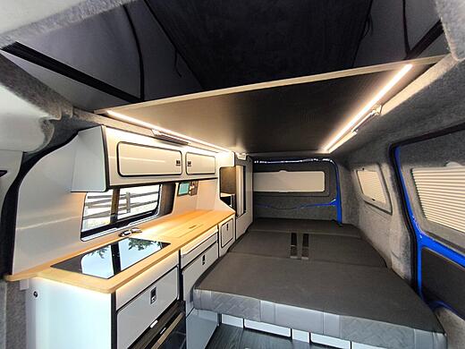 SVO Ultramarine Transit Custom Escape Apex Campervan