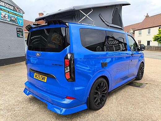 SVO Ultramarine Transit Custom Escape Apex Campervan