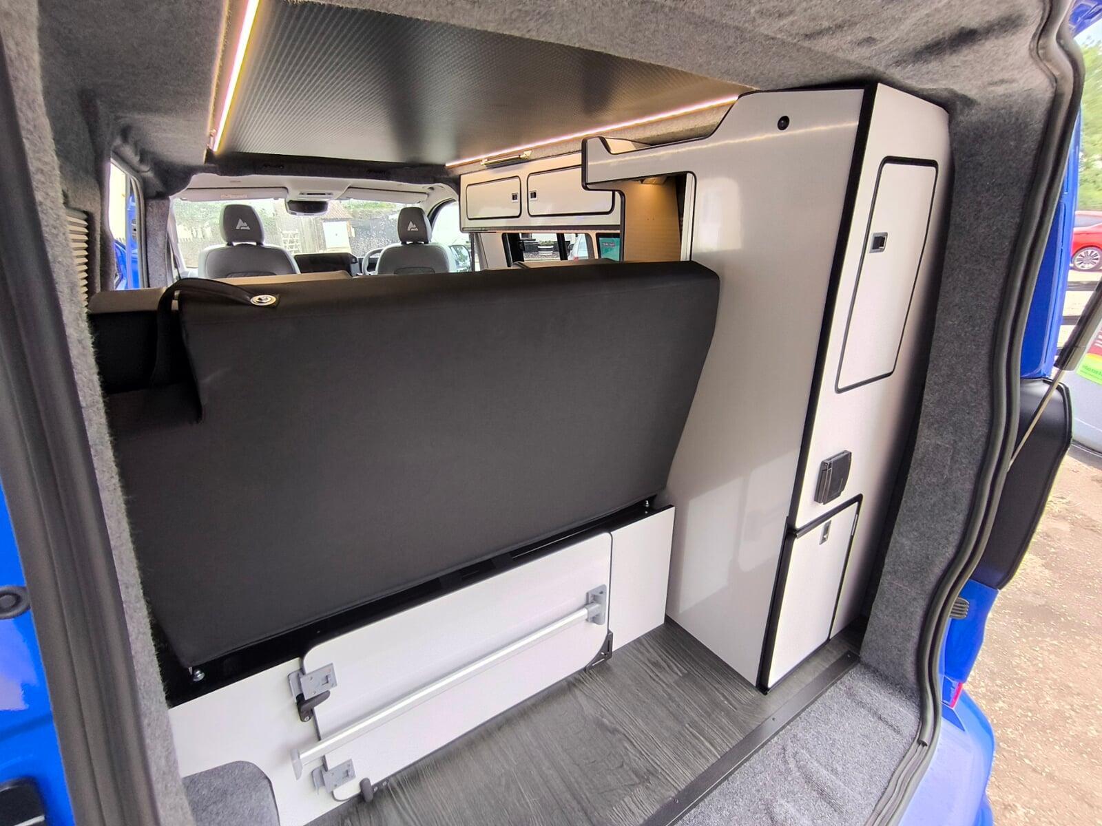 SVO Ultramarine Transit Custom Escape Apex Campervan