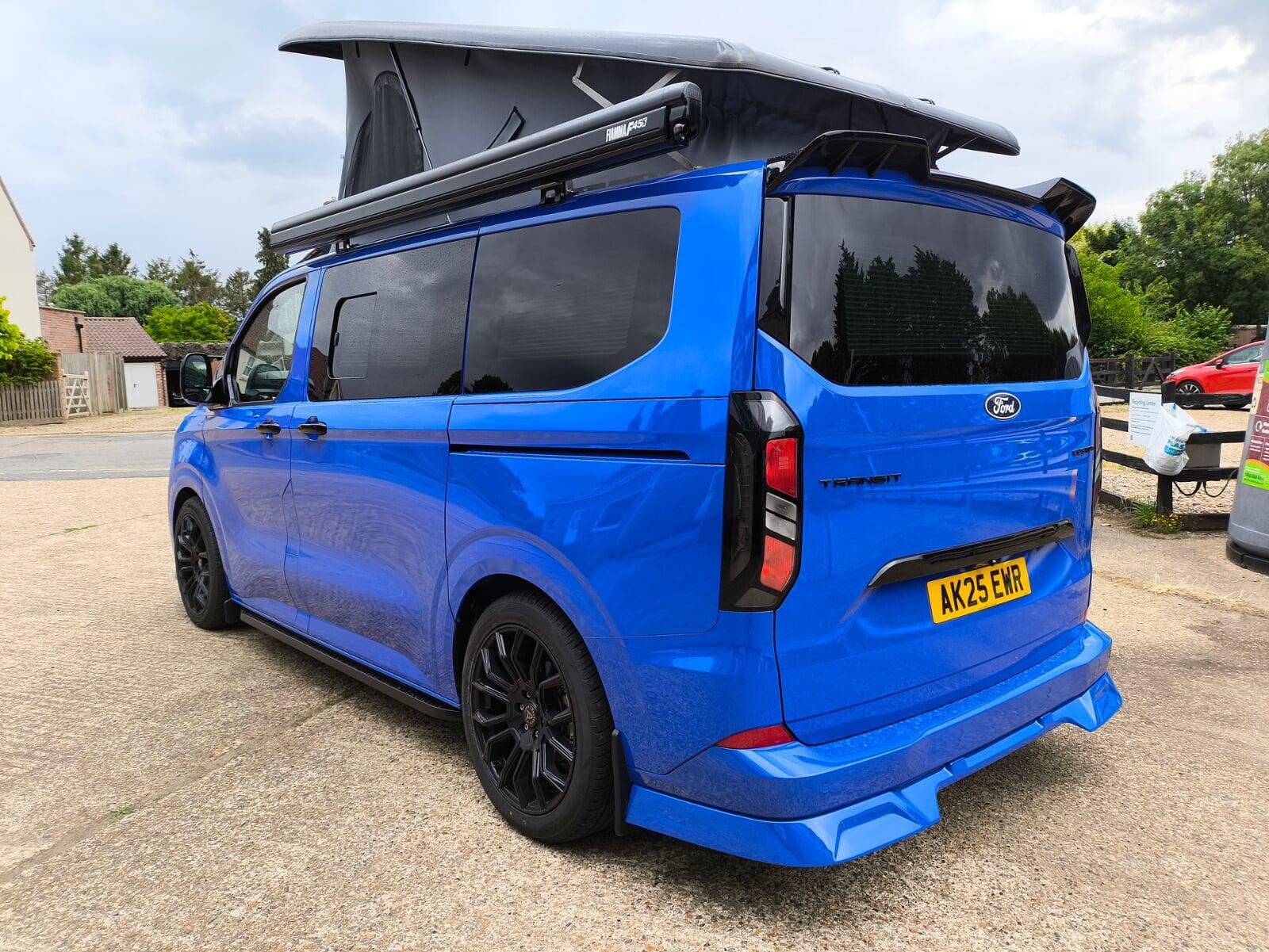 SVO Ultramarine Transit Custom Escape Apex Campervan