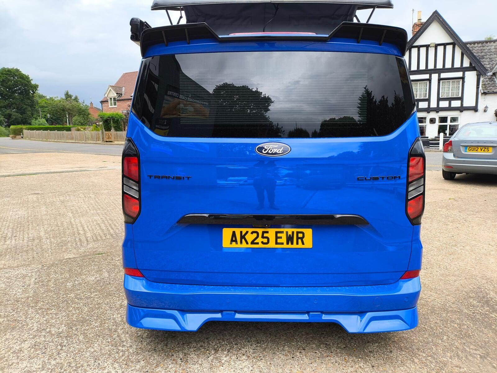 SVO Ultramarine Transit Custom Escape Apex Campervan