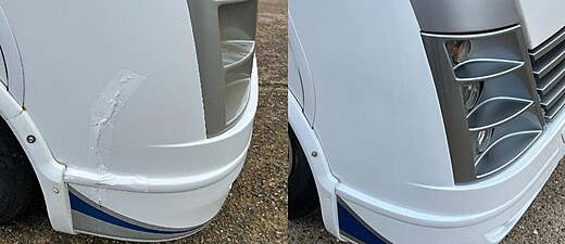 Pre-sale bodyshop preparation work at Thurton Auto Centre