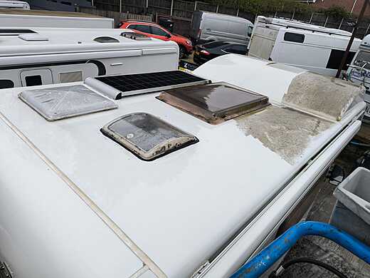 Correct preparation of motorhome seals before resealing
